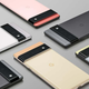 A photo of the different colored Pixel 6 devices